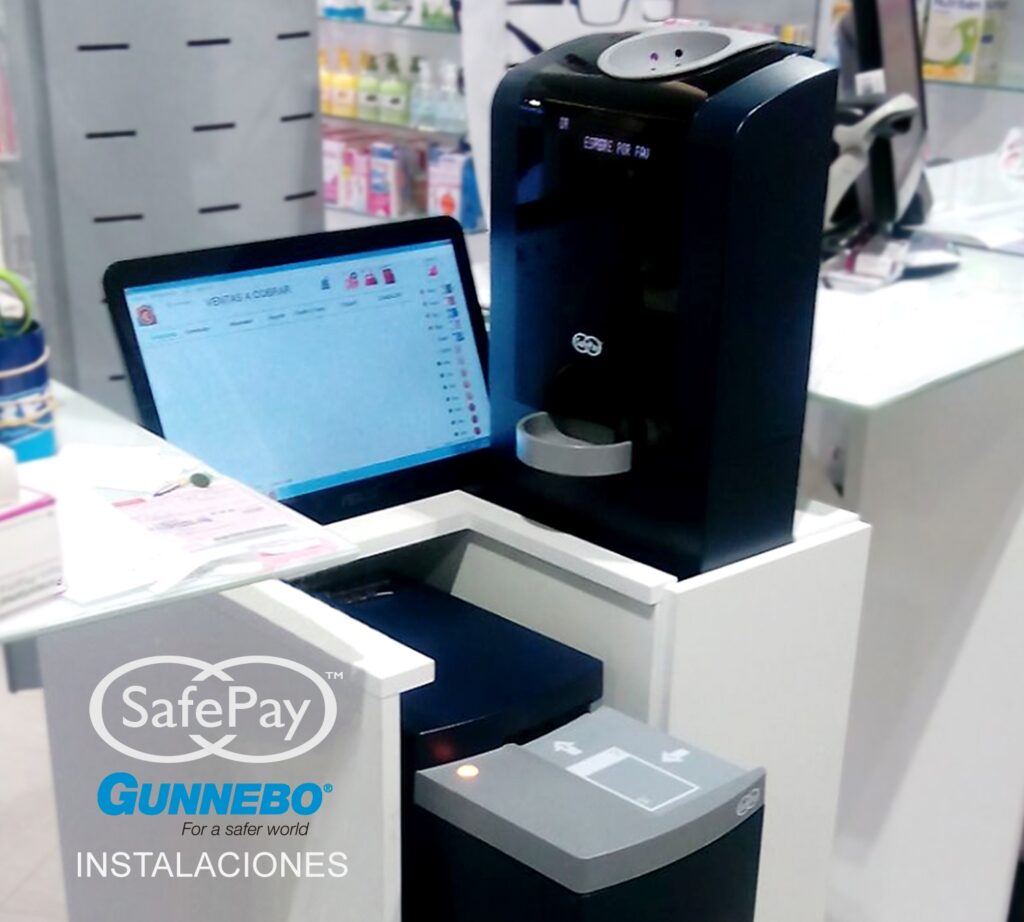 Gestor de efectivo Safepay, comercializado por Exclusivas Iglesias.