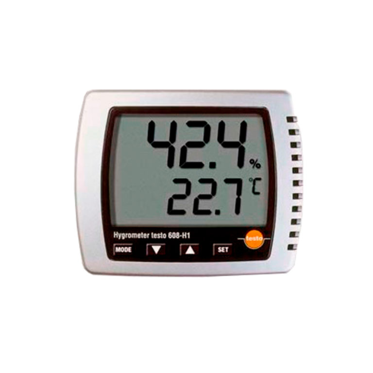 Termohigrómetro- registrador de temperatura y humedad 608-H1, comercializado por Exclusivas Iglesias.