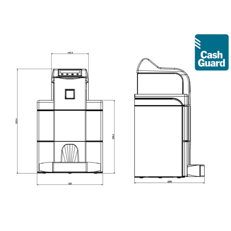 Sistema de gestión de efectivo Cashguard, comercializado por Exclusivas Iglesias.