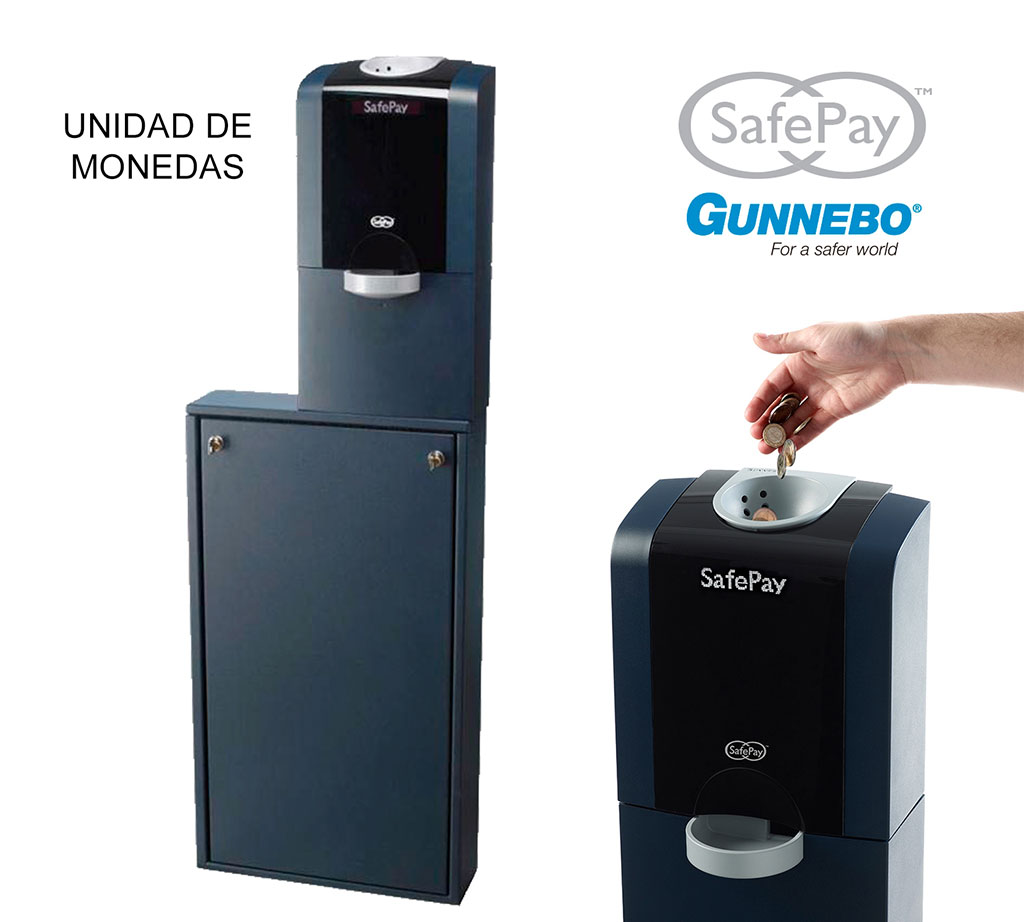 Sistema de gestión de efectivo Safepay, comercializado por Exclusivas Iglesias.